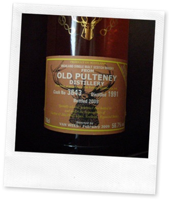 Old Pulteney label